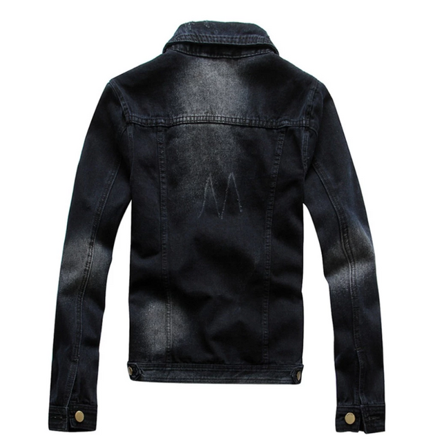 Herren-Jeansjacke mit tailliertem Schnitt-Bombardina.de