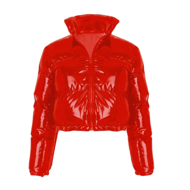 Lack-Übergangsjacke für Damen-Bombardina.de