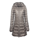 Lang geschnittene Übergangsjacke für Damen-Bombardina.de