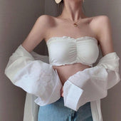 Bandeau-BH mit Raffungen-Bombardina.de
