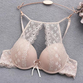 Bralette-BH mit dekorativer Spitze-Bombardina.de