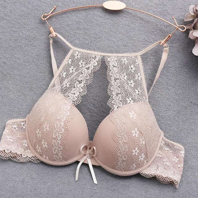 Bralette-BH mit dekorativer Spitze-Bombardina.de