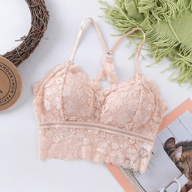 Bralette-BH mit Zierrücken-Bombardina.de