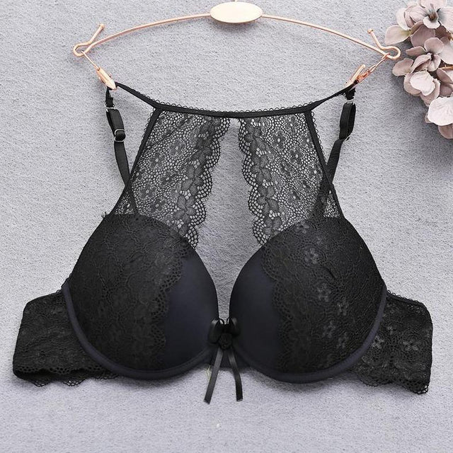 Bralette-BH mit dekorativer Spitze-Bombardina.de