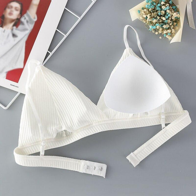 Gestreifter Bralette-BH-Bombardina.de