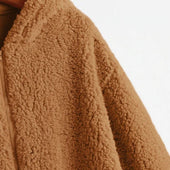 Damen-Fleece-Sweatshirt mit Kapuze-Bombardina.de