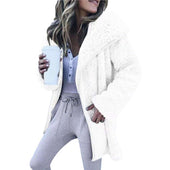 Damen-Fleece-Sweatshirt mit Kapuze-Bombardina.de