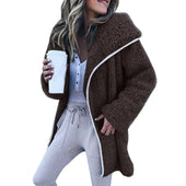 Damen-Fleece-Sweatshirt mit Kapuze-Bombardina.de
