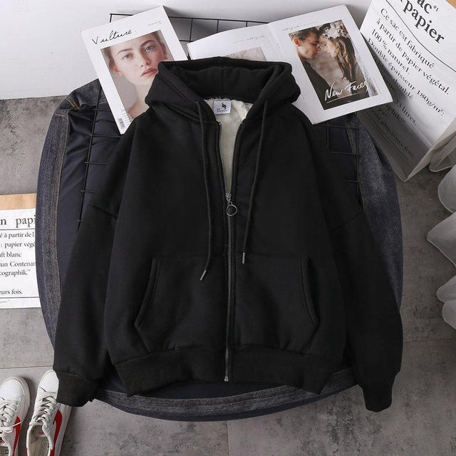 Warmer Damen-Hoodie aufgewärmt-Bombardina.de