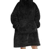 Lang geschnittenes Fleece-Sweatshirt für Damen-Bombardina.de