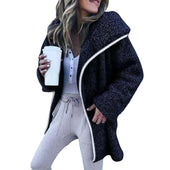Damen-Fleece-Sweatshirt mit Kapuze-Bombardina.de