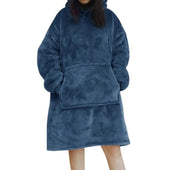 Lang geschnittenes Fleece-Sweatshirt für Damen-Bombardina.de