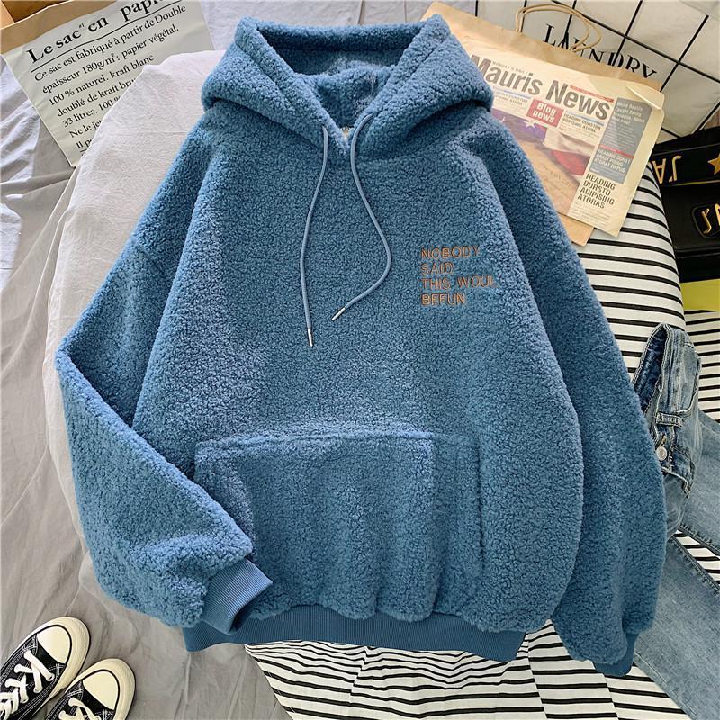 Damen-Fleece-Sweatshirt mit der Aufschrift-Bombardina.de
