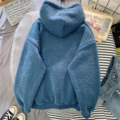 Damen-Fleece-Sweatshirt mit der Aufschrift-Bombardina.de