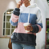 Damen-Fleece-Sweatshirt mit Streifen-Bombardina.de