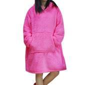 Lang geschnittenes Fleece-Sweatshirt für Damen-Bombardina.de