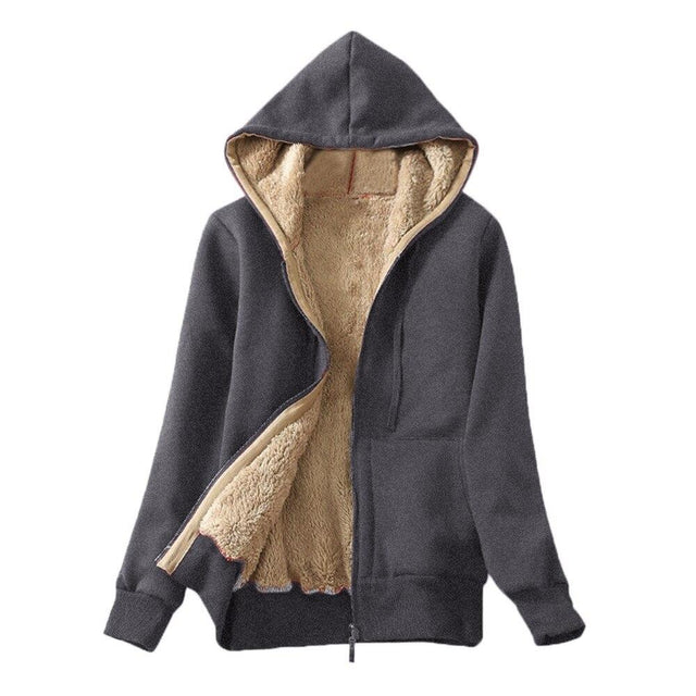 Damen-Fleece-Sweatshirt aufgewärmt-Bombardina.de