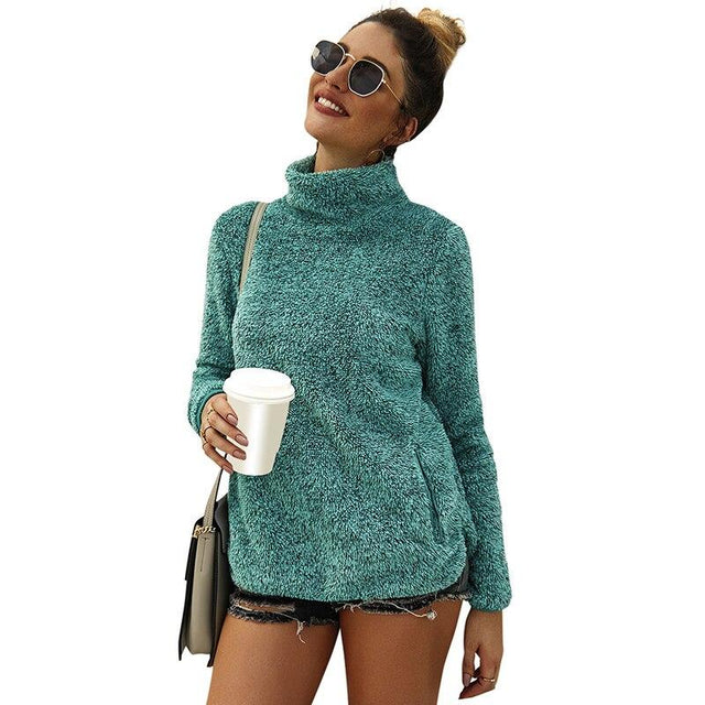 Damen-Fleece-Sweatshirt mit Golf-Bombardina.de