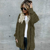 Damen-Fleece-Sweatshirt ohne Verschluss-Bombardina.de