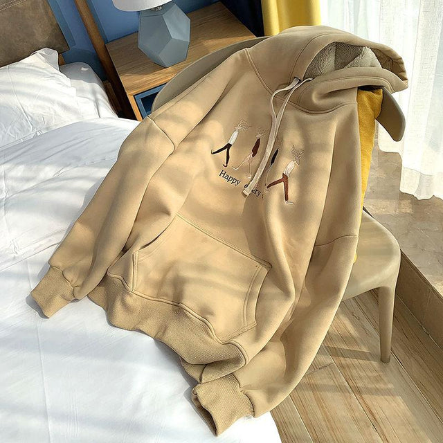 Warmer Damen-Hoodie aufgewärmt-Bombardina.de