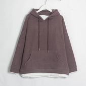 Damen-Hoodie mit kontrastierenden Elementen-Bombardina.de