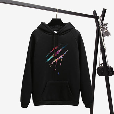 Damen-Hoodie mit Krallenmotiv-Bombardina.de