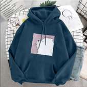 Damen-Kapuzenpullover mit Teddybär-Print-Bombardina.de