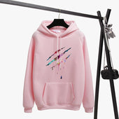 Damen-Hoodie mit Krallenmotiv-Bombardina.de