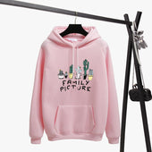 Damen-Hoodie mit Aufdruck mit Kaktus-Bombardina.de