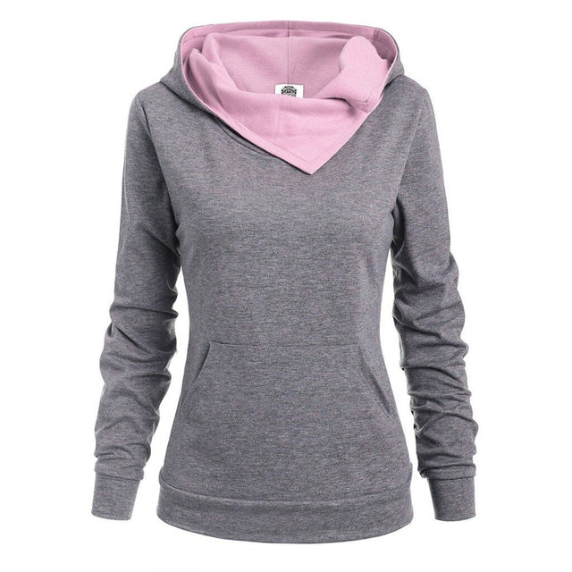 Damen-Kapuzenpullover mit Totenkopfmotiv-Bombardina.de