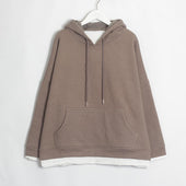 Damen-Hoodie mit kontrastierenden Elementen-Bombardina.de