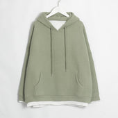 Damen-Hoodie mit kontrastierenden Elementen-Bombardina.de