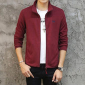 Herren-Fleece-Sweatshirt mit Patch-Bombardina.de