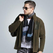 Herren-Fleece-Sweatshirt mit Taschen-Bombardina.de