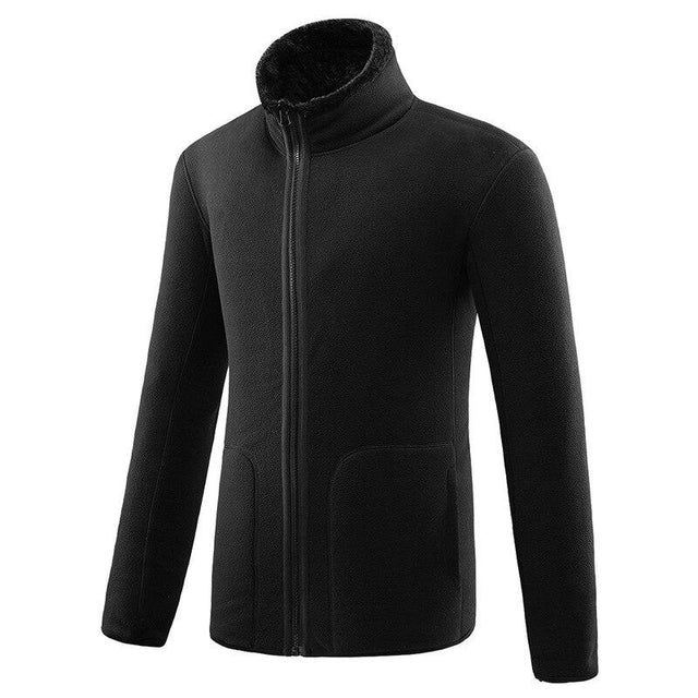 Herren-Fleece-Sweatshirt mit Kragen-Bombardina.de