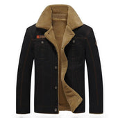 Herren-Fleece-Sweatshirt mit braunem Futter-Bombardina.de