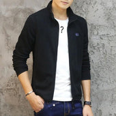 Herren-Fleece-Sweatshirt mit Patch-Bombardina.de