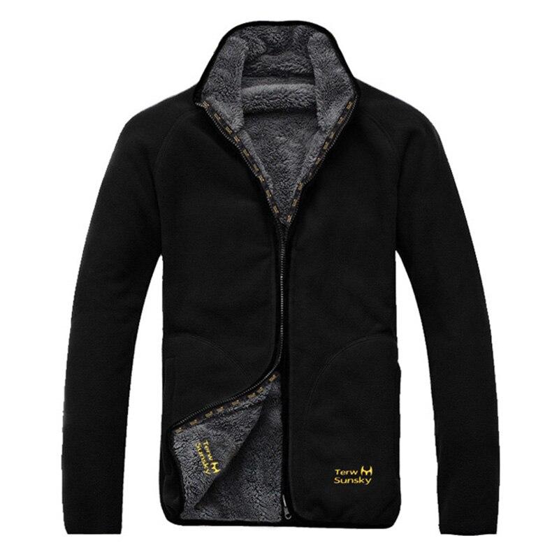 Herren-Fleece-Sweatshirt mit grauem Futter-Bombardina.de