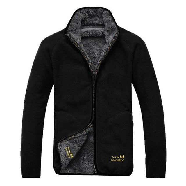 Herren-Fleece-Sweatshirt mit grauem Futter-Bombardina.de