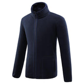 Herren-Fleece-Sweatshirt mit Kragen-Bombardina.de