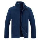 Herren-Fleece-Sweatshirt mit Kragen-Bombardina.de