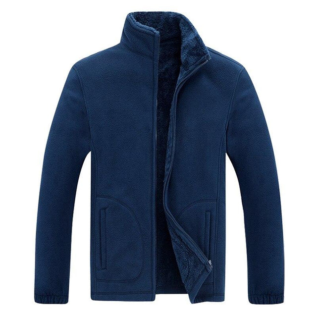 Herren-Fleece-Sweatshirt mit Kragen-Bombardina.de