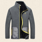 Herren-Fleece-Sweatshirt mit bunten Reißverschlüssen-Bombardina.de