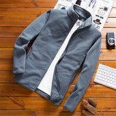 Herren-Fleece-Sweatshirt mit Patch-Bombardina.de