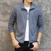 Herren-Fleece-Sweatshirt mit Patch-Bombardina.de