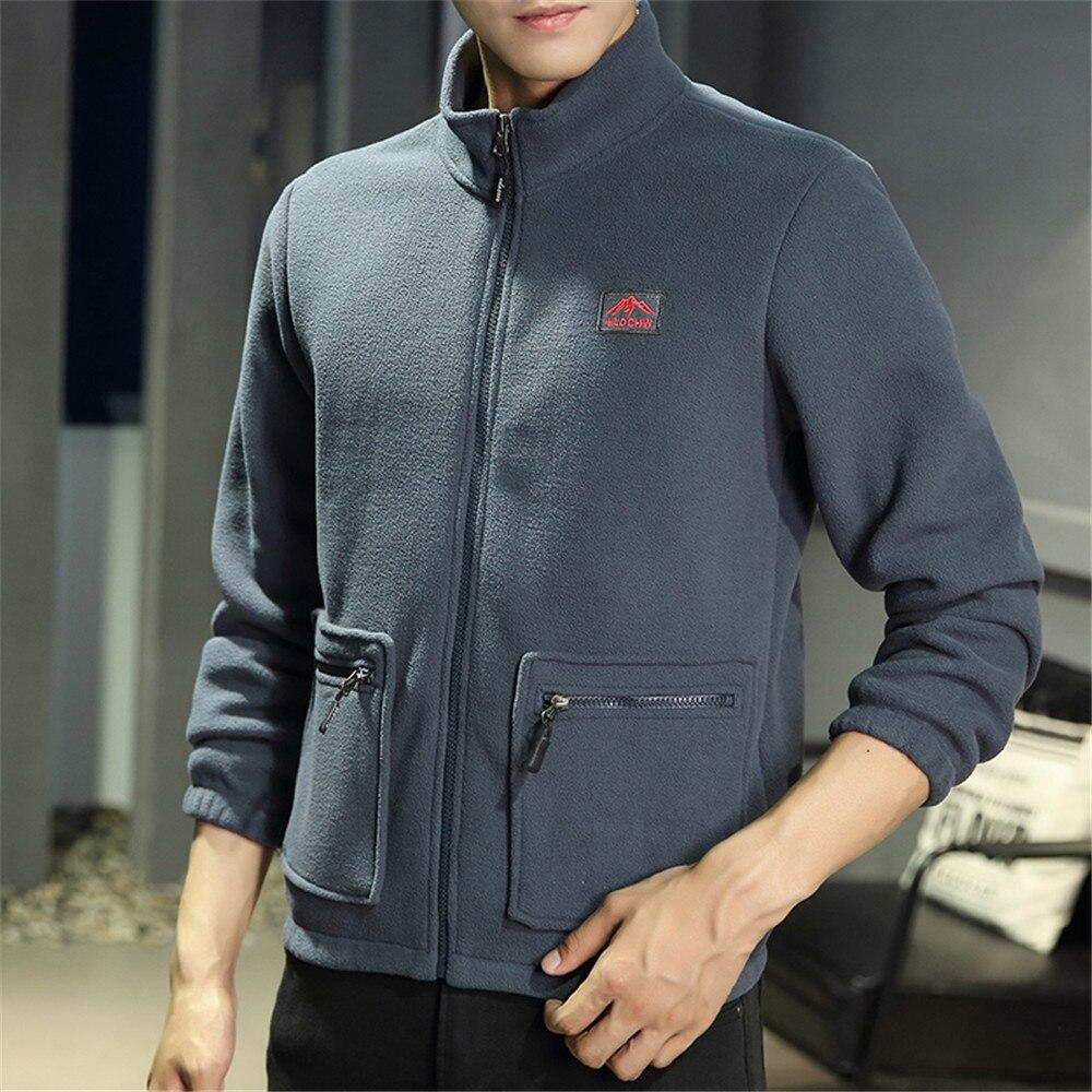 Herren-Fleece-Sweatshirt mit Patch-Bombardina.de