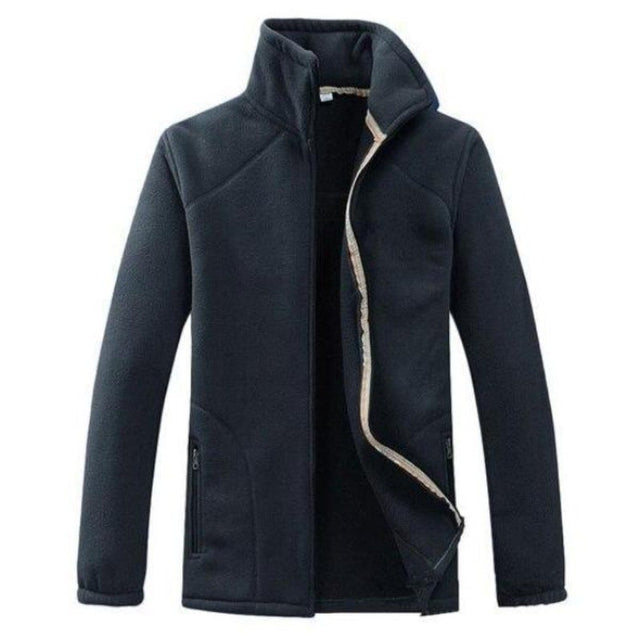 Herren-Fleece-Sweatshirt mit Kragen-Bombardina.de