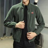 Herren-Fleece-Sweatshirt mit Patch-Bombardina.de