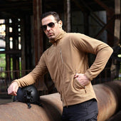 Herren-Fleece-Sweatshirt mit Taschen-Bombardina.de