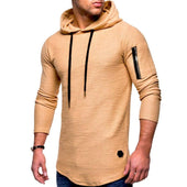 Herren-Hoodie und Tasche am Ärmel-Bombardina.de